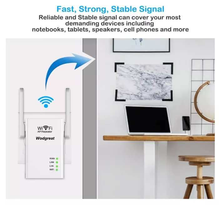مكرر شبكة WLAN بسرعة 300 ميجابت في الثانية من Wodgreat.
