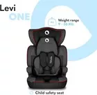 كرسي سيارة  LEVI SIMPLE من ليونيلو SPORTY BLACK